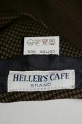 HELLER'S CAFE(ヘラーズカフェ)/ゴルフスタイルキャップ/HC-090/ブラウン千鳥格子