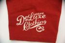 DELUXEWARE (デラックスウエア)　半袖Tシャツ　DLT-1601B　"FRISCO"　レッド