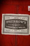 Pherrow's (フェローズ)　コットンポプリン・ショップコート　15S-PECC1　レッド