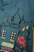 STAR OF HOLLYWOOD (スターオブハリウッド)　半袖オープンシャツ　SH37598　"PARIS"　ブルー