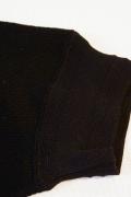 Dapper's (ダッパーズ)/Yネック・半袖メッシュTシャツ/897/ブラック×オフホワイト