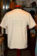 DELUXEWARE (デラックスウエア)　半袖Tシャツ　6004　"U.S.N"　ナチュラル