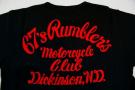 MWS (エムダブルエス)/Tシャツ/67'S RUMBLER'S M.C.CUSTOM/ブラック