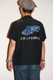 STYLE EYES (スタイルアイズ)　レーヨン・ボウリングシャツ　SE37797　"CALIFORNIA"　ブラック