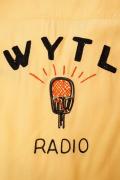STYLE EYES (スタイルアイズ)　レーヨン・ボウリングシャツ　SE37554　"WYTL RADIO"　イエロー