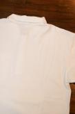DELUXEWARE (デラックスウエア)　半袖ポロシャツ　OCT-11　"EAGLE STITCH"　ホワイト