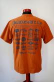 DELUXEWARE (デラックスウエア)　半袖Tシャツ　BRG-DD3A　"DELUXEWARE & DALEE'S"　オレンジ