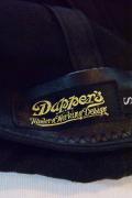 Dapper's (ダッパーズ)　リネン・クラシカルキャスケット　1014　"Classical Casquette Type Standard"　ブラック・ヘリンボーン