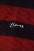 Pherrow's (フェローズ)　ウールボーダー・バスクシャツ　14W-PWBT1-B　レッド×ネイビー