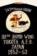 テーラー東洋スペシャルエディション/別珍スカ/343rd BOMB×SKULL/ネイビー×ブラック