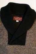 アジャスタブルコスチューム/Shawl Collar Knit Vest/ACS-014/チャコール