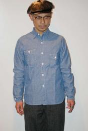 JELADO (ジェラード)　ワークシャツ　JP94112　"Smoker Shirt (スモーカーシャツ)"　インディゴシャンブレー