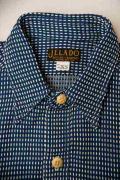 JELADO (ジェラード)　刺し子ドビークロス・ワークシャツ　JAGSH-1502　"Pressman Shirts"　インディゴ