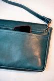 Dapper's (ダッパーズ)　ミニショルダーバッグ　1530　"Horsehide Leather Mini Shoulder Bag"　青碧ブルー