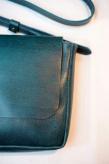Dapper's (ダッパーズ)　ミニショルダーバッグ　1530　"Horsehide Leather Mini Shoulder Bag"　青碧ブルー