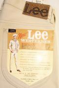 Lee (リー)×WARE HOUSE (ウエアハウス)　1960'sウエスターナーパンツ　100Z　アイボリー
