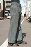 JOHN GLUCKOW (ジョン・グラッコウ)　ワークパンツ　JG41305　"Sashiko Net Maker's Trousers"　インディゴ×ホワイト
