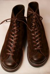 Dapper's (ダッパーズ)　ラインマンブーツ　1152　"Classical Lineman Boots"　ルードブラウン