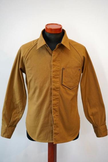 DELUXE WARE (デラックスウエア)　ダックシャツ　7641A　"40S DUCKSBUCK"　ブラウン