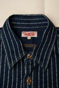 JELADO (ジェラード)　長袖ワークシャツ　JP21107　"Railroader Shirts"　インディゴ ウォバッシュ・トランプ柄