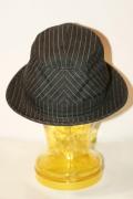 Dapper's (ダッパーズ)　クラシックハット　1113　"Curled Brim Classic Hat"　ブラック×グレー