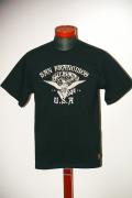 DELUXEWARE (デラックスウエア)　半袖Tシャツ　DLT-1501B　"SANFRANCISCO"　ブラック