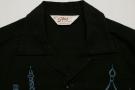 STAR OF HOLLYWOOD (スターオブハリウッド)　半袖オープンシャツ　SH37598　"PARIS"　ブラック