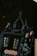 STAR OF HOLLYWOOD (スターオブハリウッド)　半袖オープンシャツ　SH37598　"PARIS"　ブラック