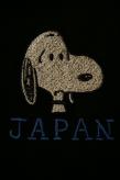 TAILOR TOYO (テーラー東洋) × PEANUTS (ピーナッツ)　スカTシャツ　TT78242　"JAPAN MAP W/SNOOPY"　ブラック