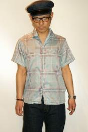 JELADO (ジェラード)　イタリアンカラーシャツ　SG41117　"Vincent Shirts"　ソーダ