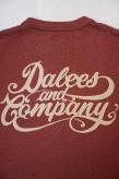 DALEE'S (ダリーズ)　半袖Tシャツ　AD22T-D　"DALEE'S"　ギュールズピンク