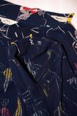 STAR OF HOLLYWOOD (スターオブハリウッド)　半袖オープンシャツ　SH39319　"SEA CRUISE"　ネイビー