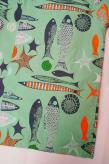 STAR OF HOLLYWOOD (スターオブハリウッド)　半袖オープンシャツ　SH38635　"FISH"　ミントグリーン