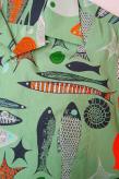 STAR OF HOLLYWOOD (スターオブハリウッド)　半袖オープンシャツ　SH38635　"FISH"　ミントグリーン