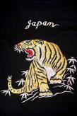 TAILOR TOYO (テーラー東洋)　スカTシャツ　TT78996　"GOLD TIGER"　ブラック