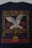 DELUXEWARE (デラックスウエア)　半袖Tシャツ　BRG-00A1　"LEGIT QUALITY"　A.ネイビー
