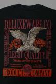 DELUXEWARE (デラックスウエア)　半袖Tシャツ　BRG-00A1　"LEGIT QUALITY"　ブラック