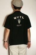 STYLE EYES (スタイルアイズ)　レーヨン・ボウリングシャツ　SE37554　"WYTL RADIO"　ブラック