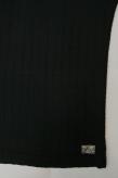 DALEE'S (ダリーズ)　Vネック・半袖Tシャツ　"FOX KNIT (フォックスニット)"　...30s CLASSIC KNIT　ブラック