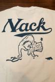 DELUXEWARE (デラックスウエア)　半袖Tシャツ　DLT-1903　"NACK"　ホワイト