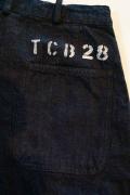 TCB(ティーシービー)　デニムワークトラウザース　"SEAMENS Trousers"　ワンウォッシュ