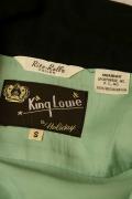 King Louie (キングルイ)　レーヨンボウリングシャツ　KL37600　"PAINTBRUSH"　ミントグリーン