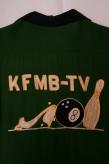 STYLE EYES (スタイルアイズ)　レーヨン・ボウリングシャツ　SE38075　"KFMB-TV"　グリーン