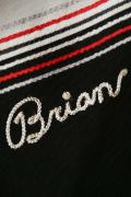 BRIAN SETZER ORCHESTRA (ブライアン・セッツァー・オーケストラ) × King Louie (キングルイ)　ボウリングシャツ　KL37020　"B.S.O"　ブラック