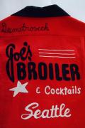 STYLE EYES (スタイルアイズ)　レーヨン・ボウリングシャツ　SE36519　"Joe's BROILER"　レッド