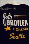 STYLE EYES (スタイルアイズ)　レーヨン・ボウリングシャツ　SE36519　"Joe's BROILER"　ブラック