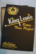 King Louie (キングルイ)　レーヨンボウリングシャツ　KL36639　"Wagners Bar"　ブラック
