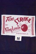 King Louie (キングルイ)　レーヨンボウリングシャツ　KL36639　"Wagners Bar"　ブラック