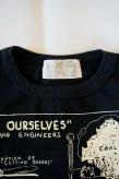 SUGAR CANE (シュガーケーン)　半袖Tシャツ　SC79263　1920's CARTOON T-SHIRT "AMONG OURSELVES"　ブラック