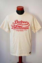 DELUXEWARE (デラックスウエア)　半袖Tシャツ　BRG-DD3A　"DELUXEWARE & DALEE'S"　ナチュラル